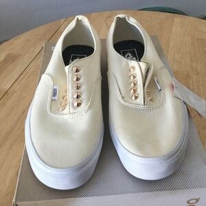 Vans Women’s Sneakers Slip Ons with metal studs….new with tags!!!